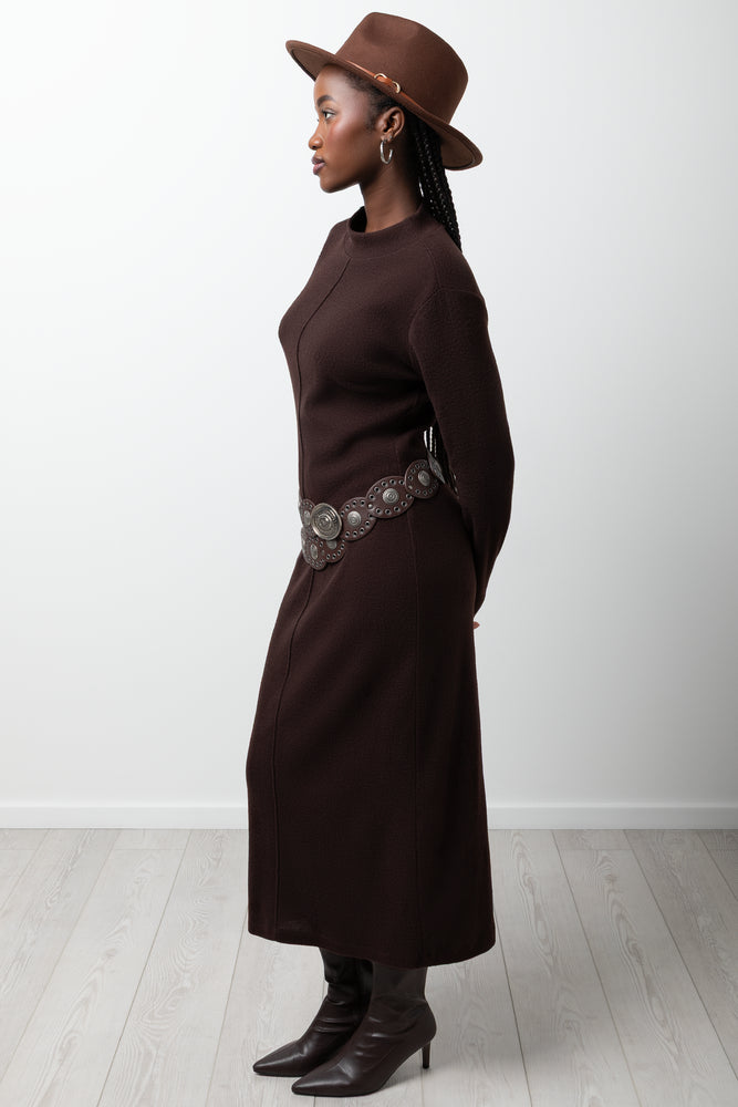 Bodycon Dress Brown (1)