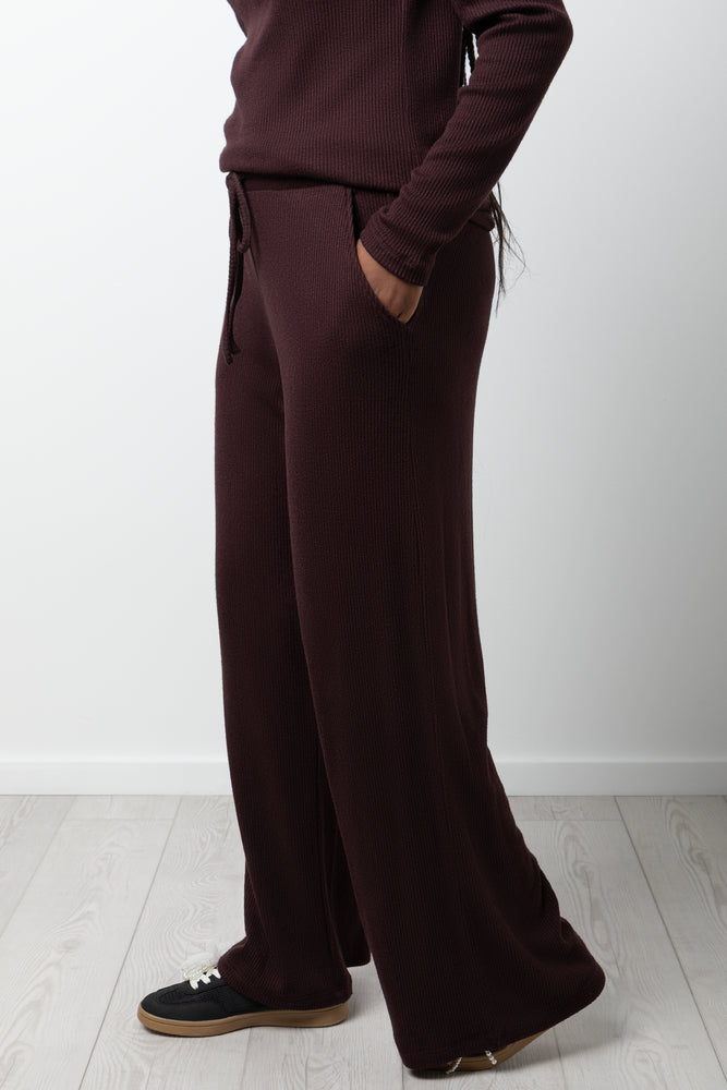 Knit Pants Brown