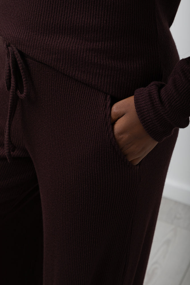 Knit Pants Brown (3)