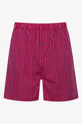 3 Pack Woven Boxers Burgundy, Check & Navy (3)