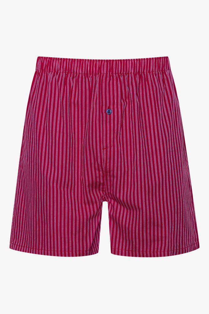 3 Pack Woven Boxers Burgundy, Check & Navy (3)