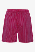 3 Pack Woven Boxers Burgundy, Check & Navy (4)