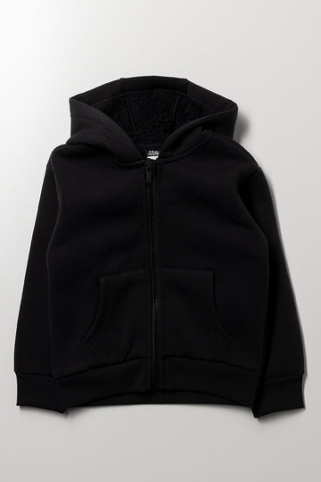 Zip Through Tracktop Black