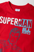 Superman Long Sleeve T-Shirt Red (1)