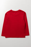 Superman Long Sleeve T-Shirt Red (2)