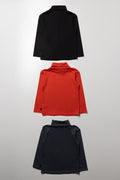 3 Pack Polonecks Black, Orange And Dark Grey (2)