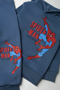 Spider-Man Hooded Tracksuit Blue (1)