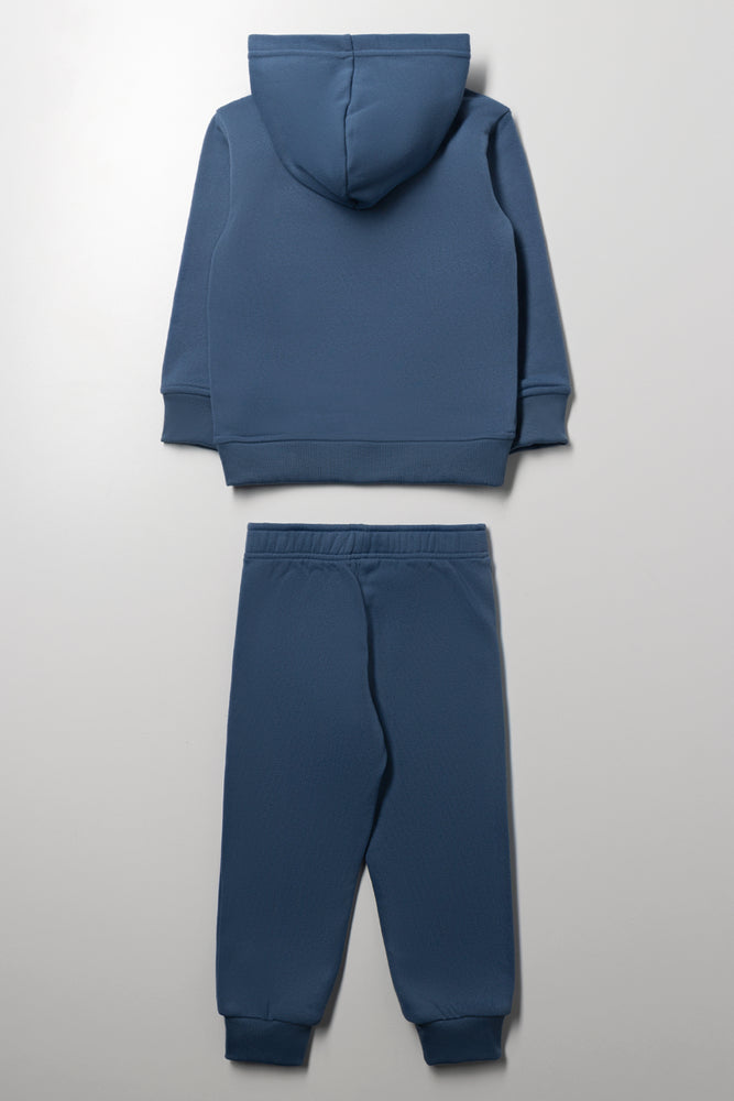 Spider-Man Hooded Tracksuit Blue (2)