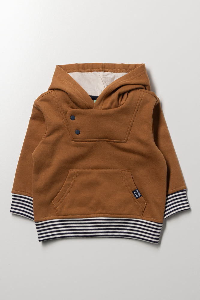 Hooded Tracktop Brown