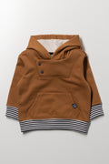 Hooded Tracktop Brown