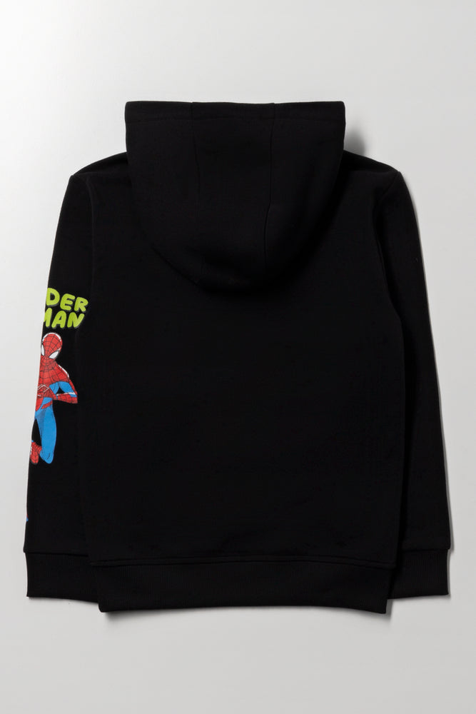 Spider-Man Hoodie Black (2)