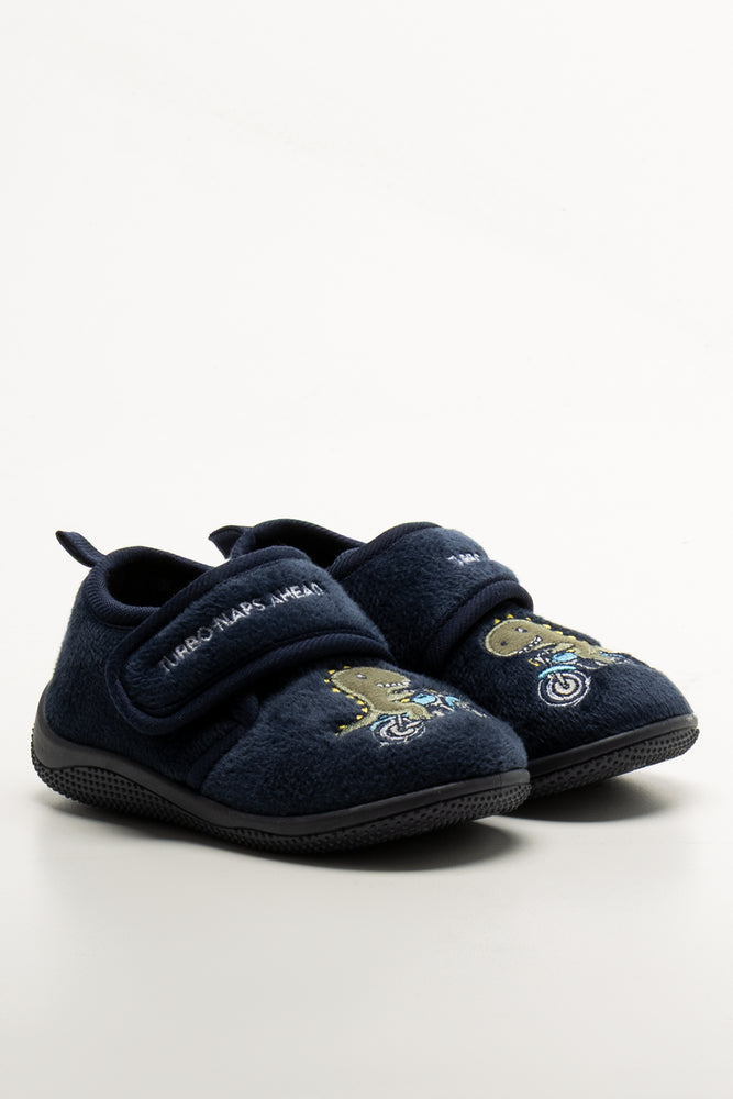 DIno Slippers Navy