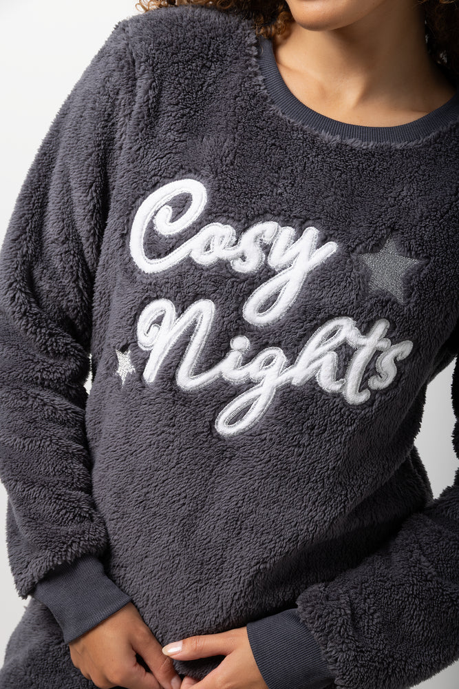 Cosy Nights Pyjamas Dark Grey (3)