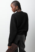 Long Sleeve Crew Neck Jersey Black (2)