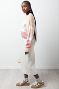 Stripe Long Sleeve Jersey Pink (1)