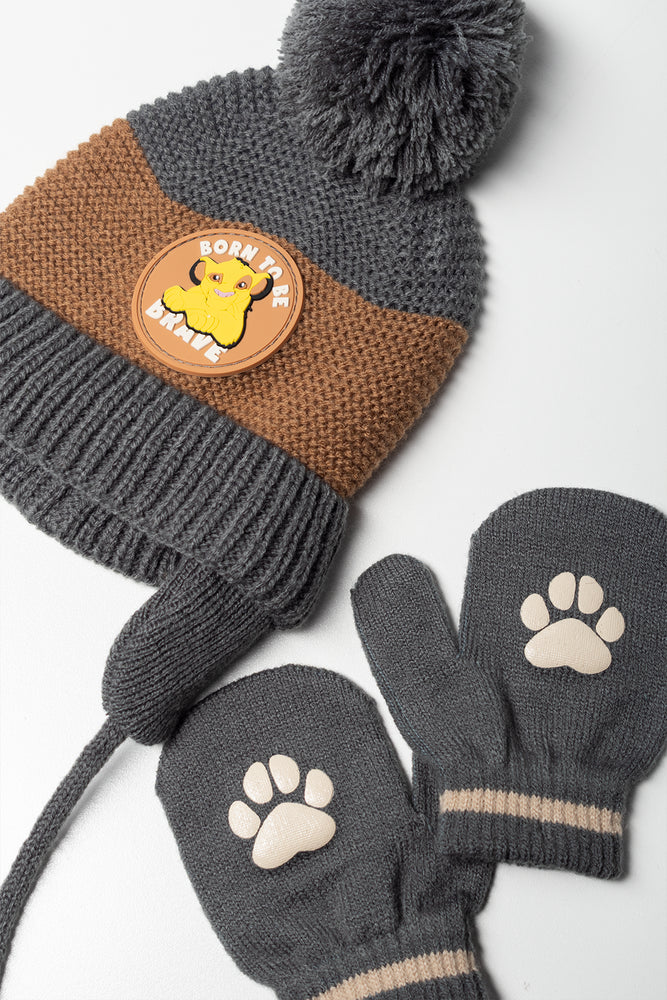 2 Pack Beanie & Gloves Set Multicolour (1)