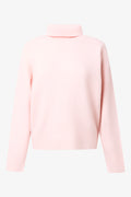 Long Sleeve Poloneck Jumper Pink