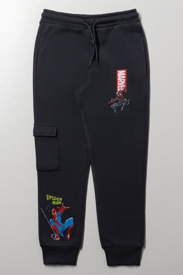 Spider-Man Cargo Trackpants Dark Grey