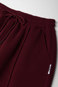 Wide Leg Trackpants Burgundy (1)