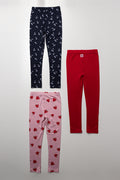 3 Pack Leggings Strawberry Print (2)