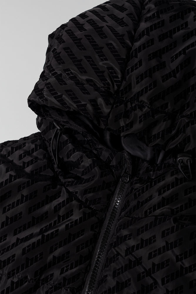 Hooded Puffer Jacket Black