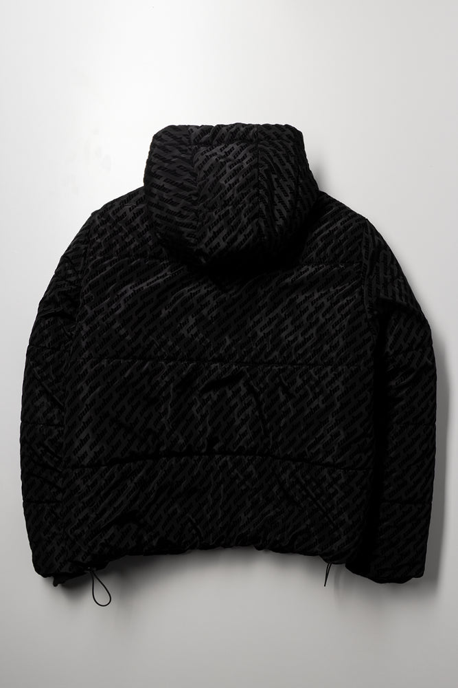 Hooded Puffer Jacket Black (2)