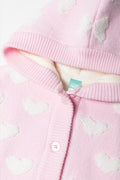Hooded Cardigan Pink (1)