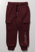 Paris Jogger Trackpants Burgundy