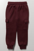 Paris Jogger Trackpants Burgundy (2)
