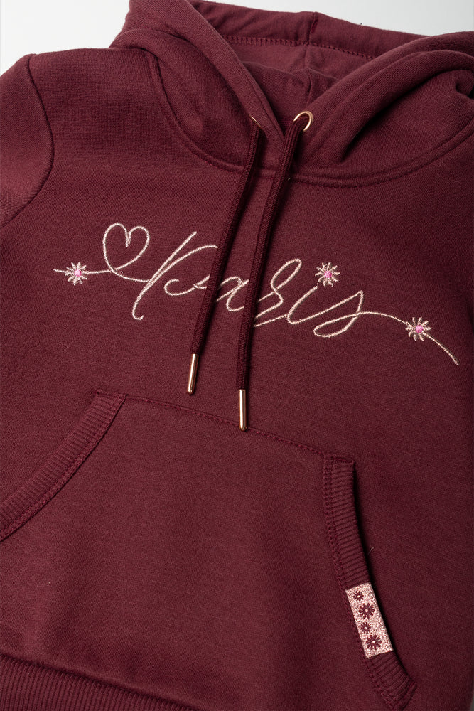 Paris Hoodie Burgundy