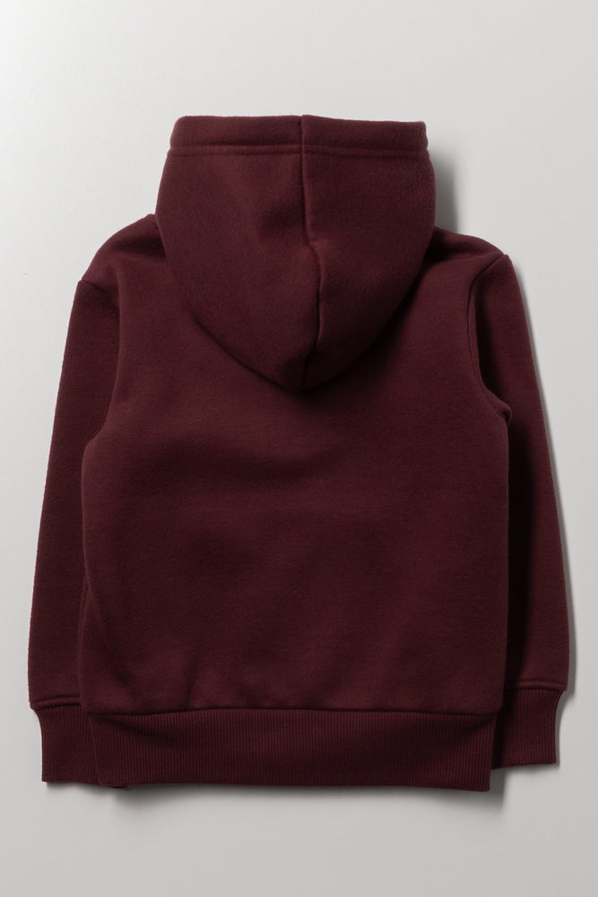 Paris Hoodie Burgundy (2)