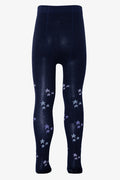 2 Pack Printed Tights Navy & White (3)