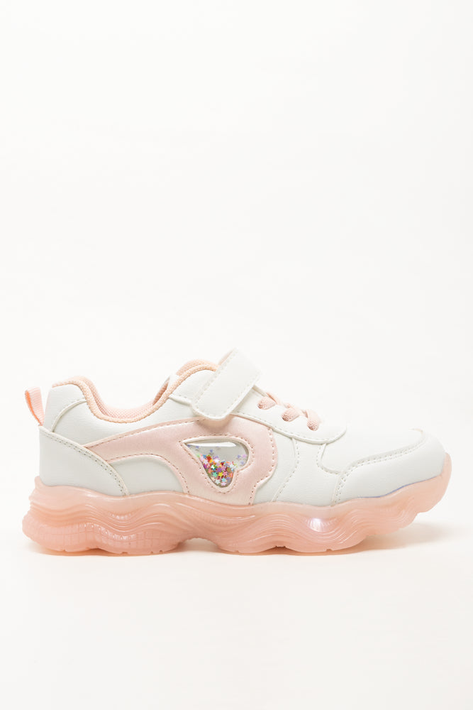 Light Up Trainers White (1)