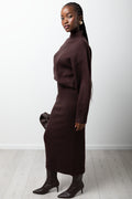 Long Sleeve Turtleneck Jersey Brown (1)