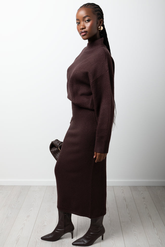 Long Sleeve Turtleneck Jersey Brown (1)