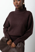 Long Sleeve Turtleneck Jersey Brown (3)