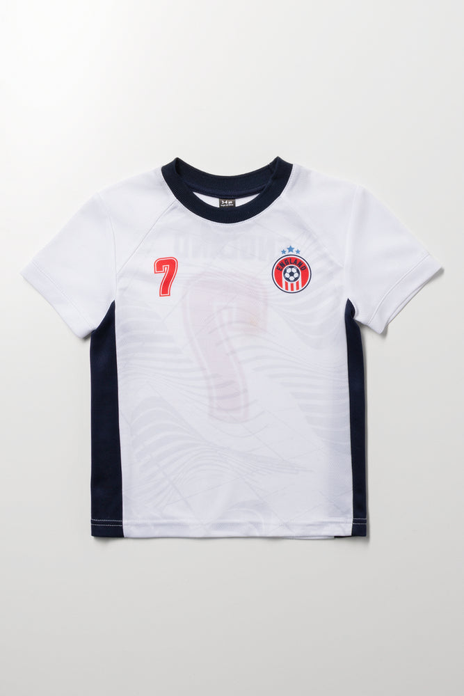 England Soccer T-Shirt White