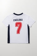 England Soccer T-Shirt White (2)