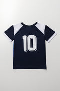 France Soccer T-Shirt Navy (2)