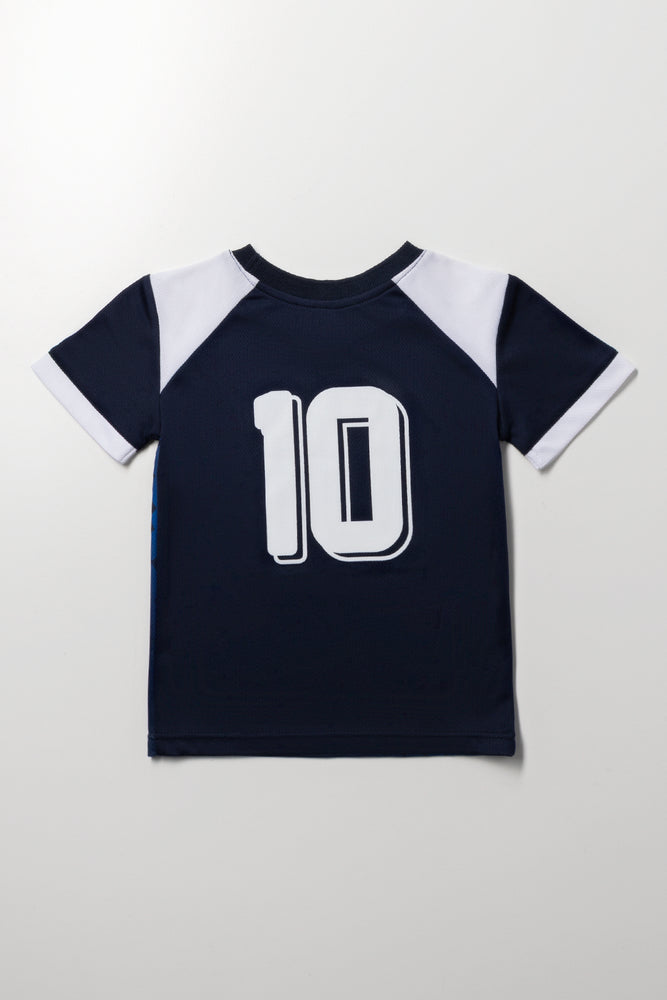 France Soccer T-Shirt Navy (2)