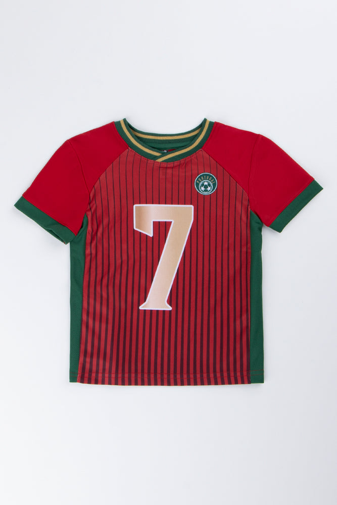 Portugal Soccer T-Shirt Red
