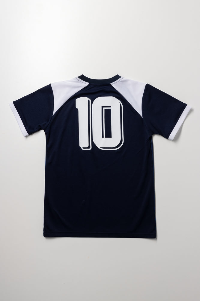 France Soccer T-Shirt Navy (2)