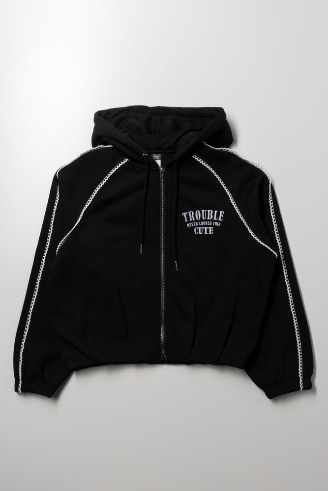 ふみ✴︎THE SHISHIKUI  hoodie nk_w / BLACK MKI BLACK 800 GSM SUPERWEIGHT HOODY – MKI MIYUKI ZOKU®
