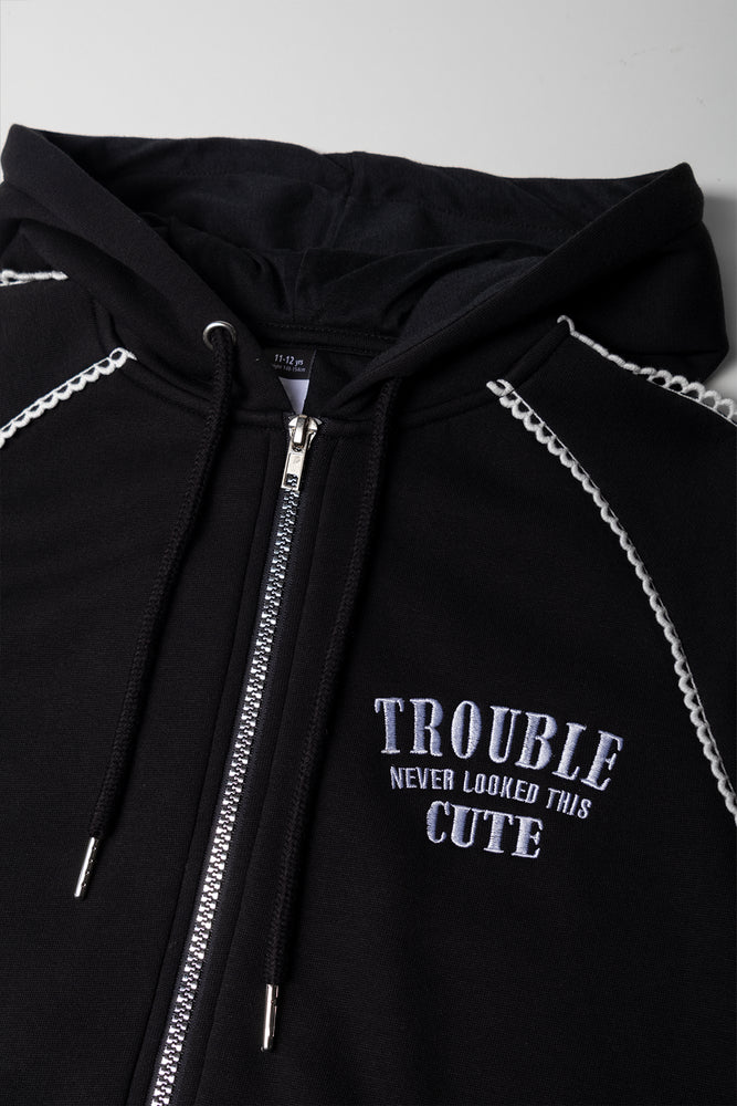 Bubble Hoodie Black