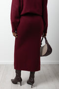 Column Skirt Burgundy (2)
