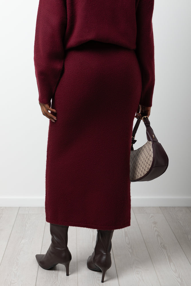 Column Skirt Burgundy (2)