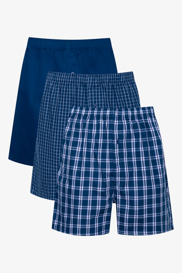 3 Packs Boxers Navy