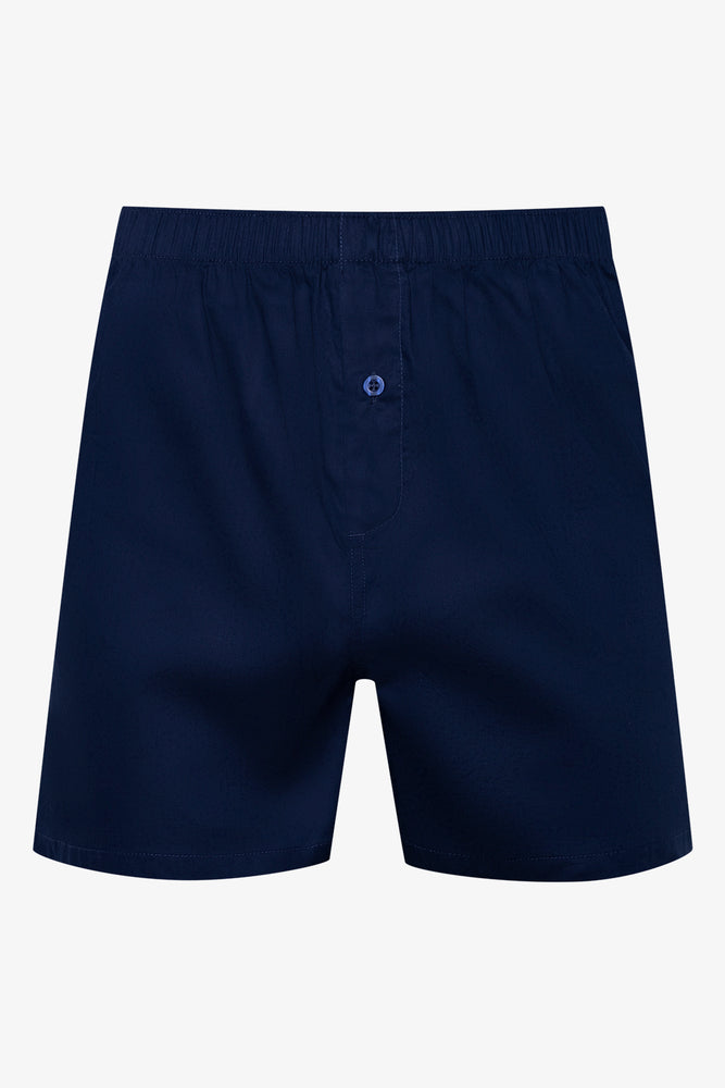 3 Pack Woven Boxers Blue (1)