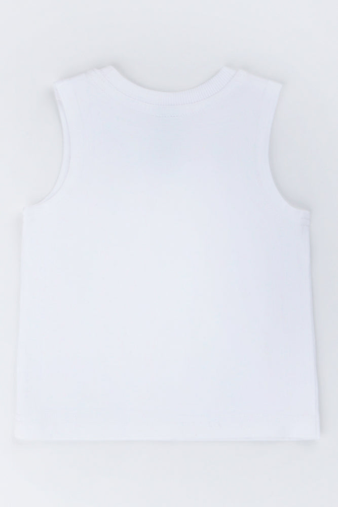 White Basic Pocket Vest (2)