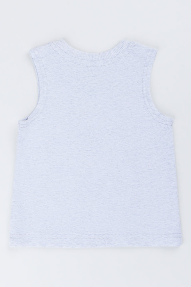Grey Basic Baby Vest (2)